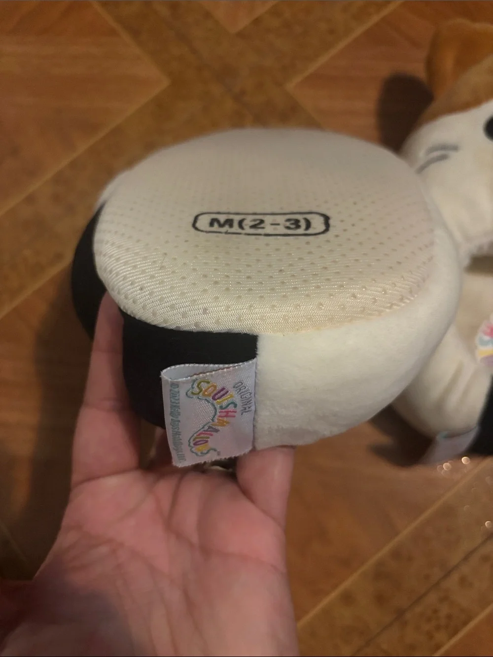 🌈4/$25🌈 Kids Plush Calico Cat Slippers - Cream & Brown